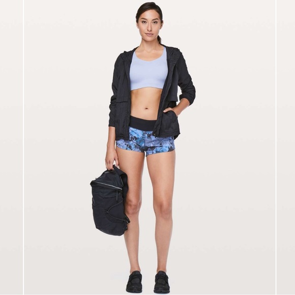 Lululemon Speed Up Short 2.5" Screen Camo Multi / Black size 4 - Picture 4 of 11